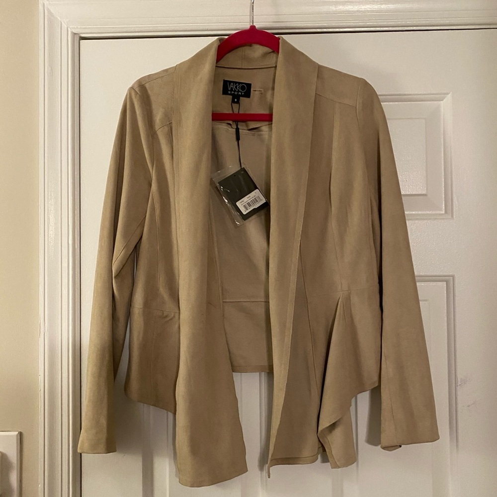 Tan suede jacket